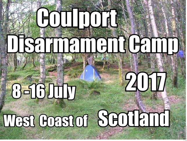 Campamento de desarme de Trident Ploughshares en Coulport - julio 2017