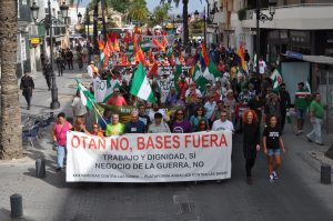  La Plataforma Andaluza contra las Bases Militares y la Guerra inicia una campaa contra los gastos militares y por la paz
